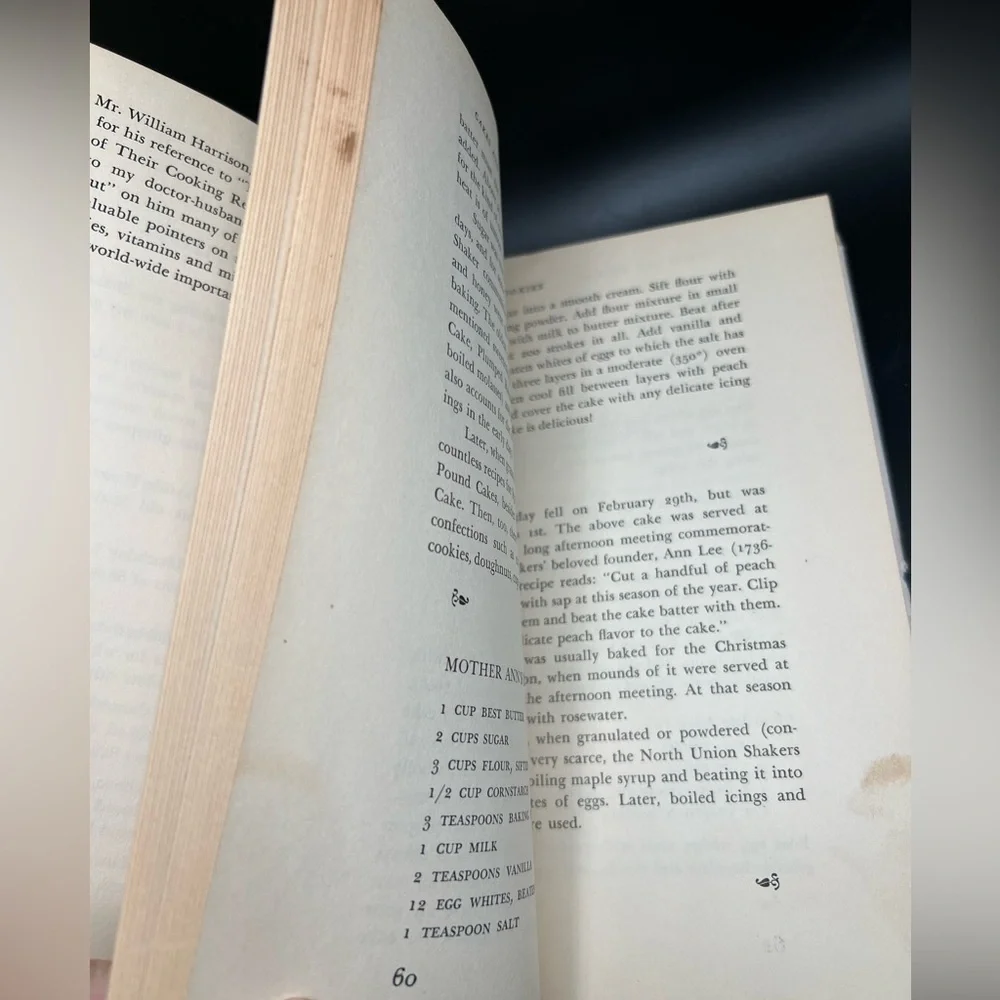The Shaker Cook Book Not By Bread Alone Hardcover 1953 By Caroline B. Piercy M